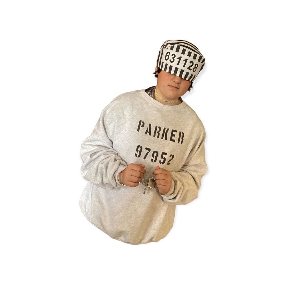 Prison Sweatshirt Costume 4x